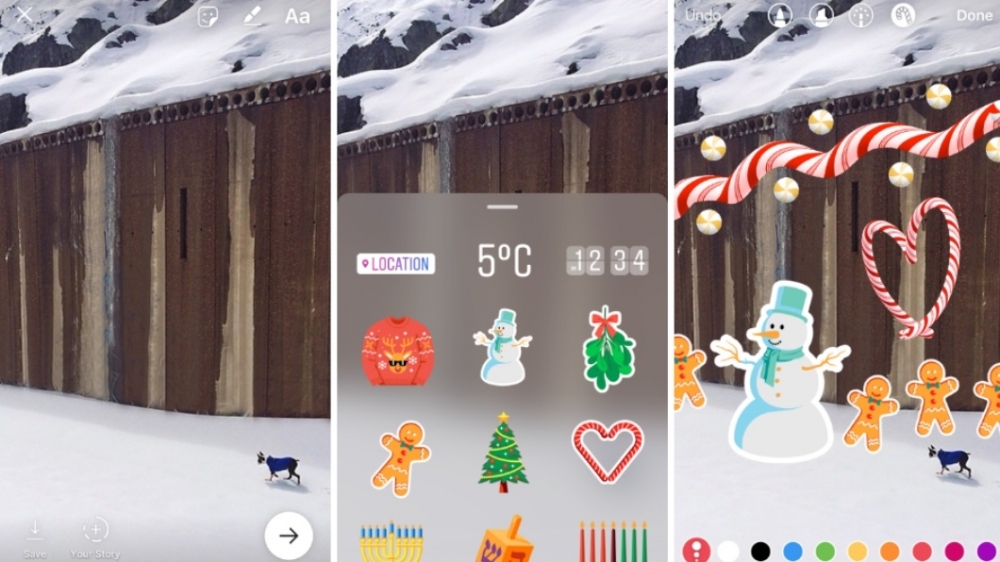 Novos stickers para Instagram Stories na vers&atilde;o 10.3 do app